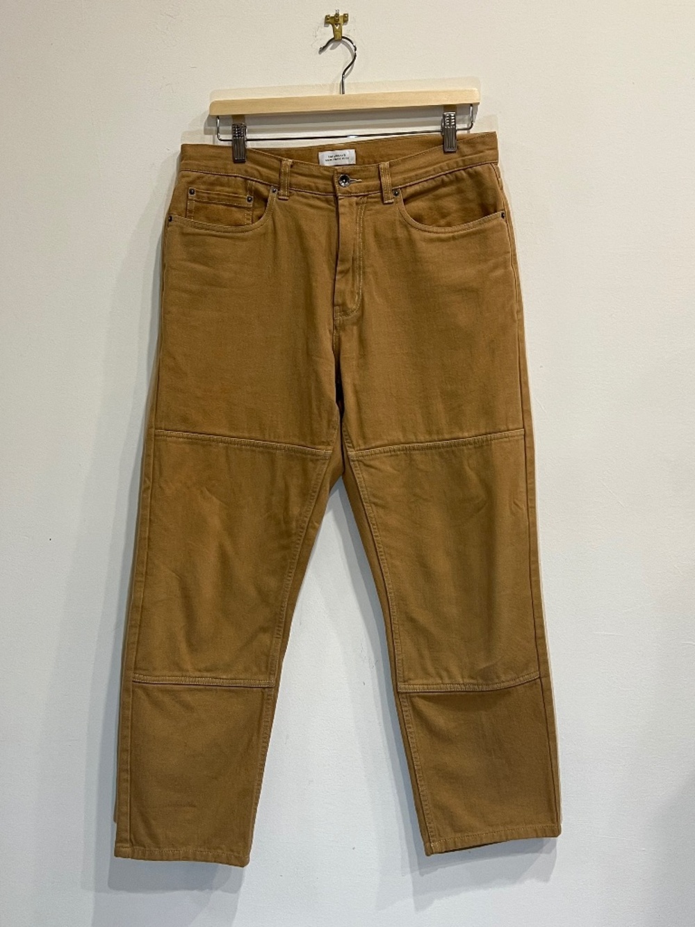 Saturdays NYC Double Knee Utility Denim Heritage Tan Men’s 32